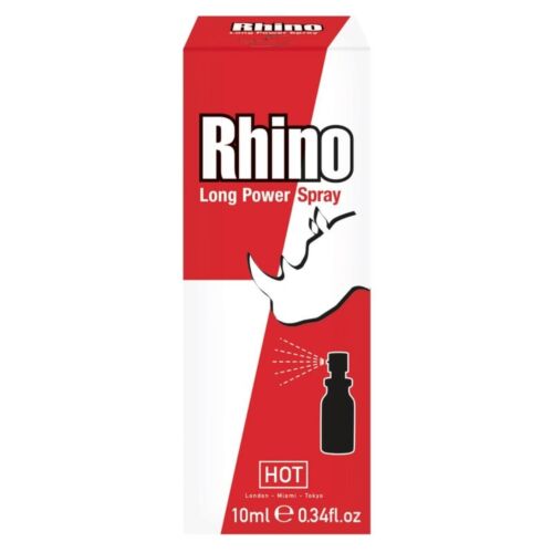 Forsinkelsesspray HOT Rhino 10ml til Langvarig Præstation