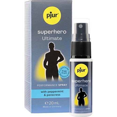Forsinkelsesspray PJUR Superhero Ultimate 20ml for Langvarig Nydelse