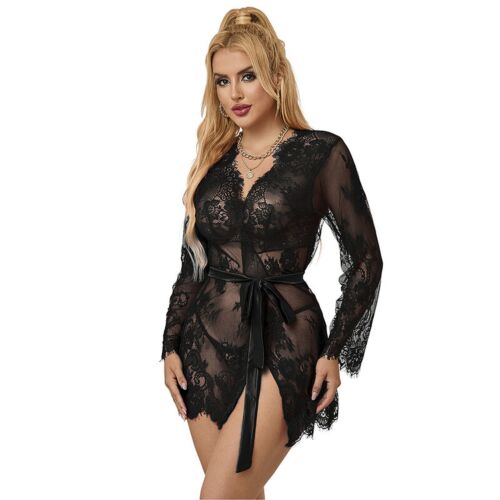 Lingeri Sæt SUBBLIME Lace Nachthemd med Tanga