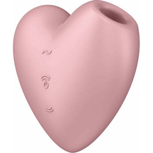 Klitorissuger Satisfyer Cutie Heart med suge- og vibrationsfunktioner