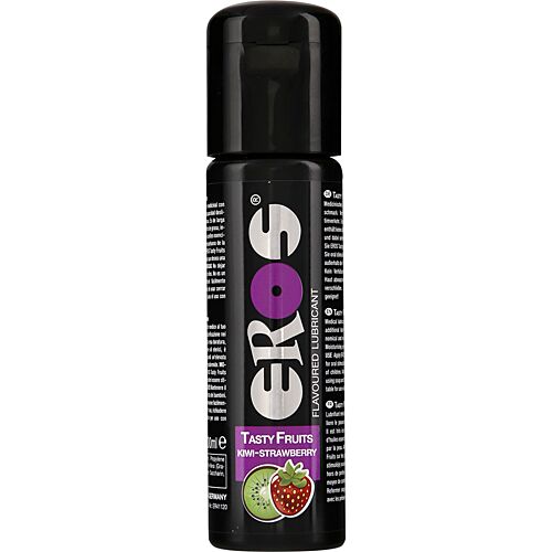 Smagsat glidecreme EROS Classic Line Kiwi-Jordbær 100ml