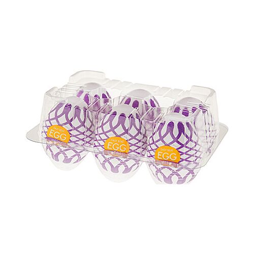Masturbator Tenga EGG Wonder Mesh med Unikke Teksturer