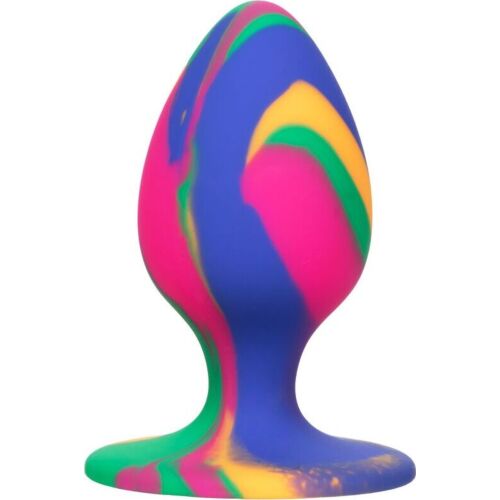 Analprop Calexotics Cheeky Medium Tie Dye med Sugekop