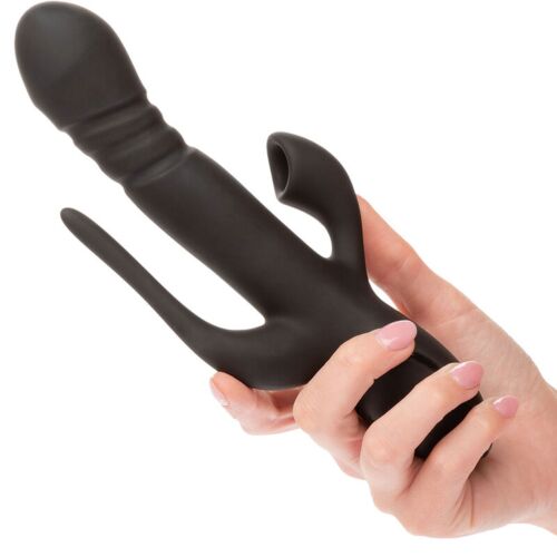 Vibrator CALEXOTICS Triple Euphoria med kraftig stødende funktion