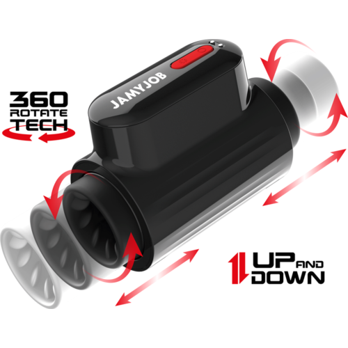 Masturbator JAMYJOB Vortex med Turbo Mode og 360 Rotation