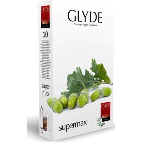 Glyde Ultra Supermax Veganske Kondomer - Ekstra Stor Størrelse
