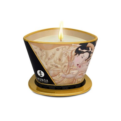 Shunga Mini Caress Vaniljesmassagelys 170ml