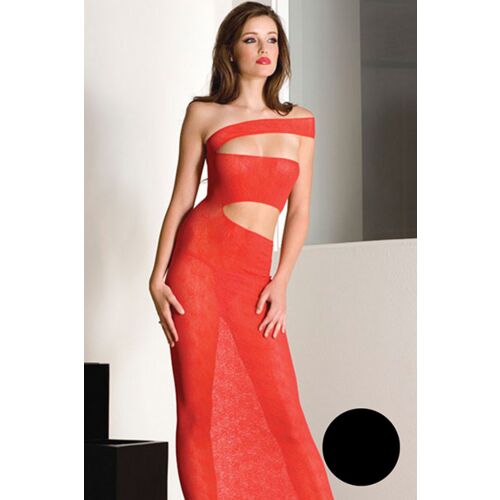 Lang Kjole fra Music Legs med Flatterende Udsnit