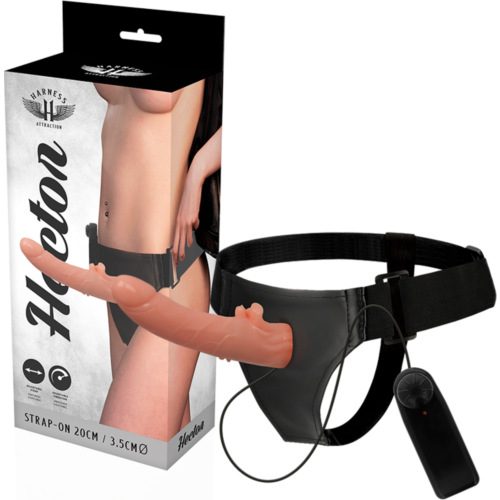 Vibrerende Sele Harness Attraction Hector 20 cm med Kliksystem