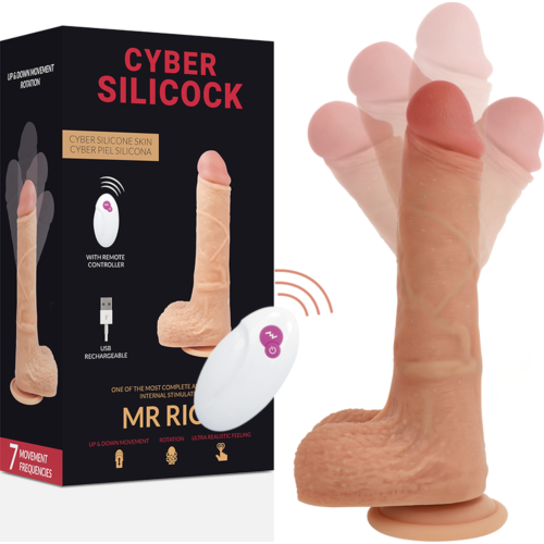 Cyber Silicock Mr Rick 20,9 cm Fjernbetjening Vibrator