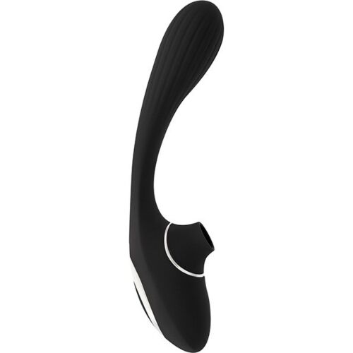 Stimulator S Pleasures Dual Suction med dobbelt stimulering