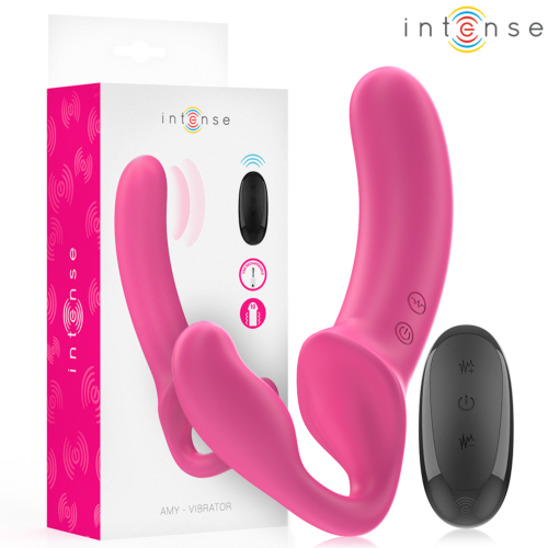 Dobbelt Vibrator INTENSE REMOTE CONTROL AMY 20 cm