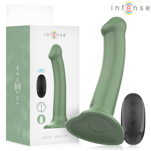Vibrator INTENSE Becca med Sugekop og Fjernbetjening