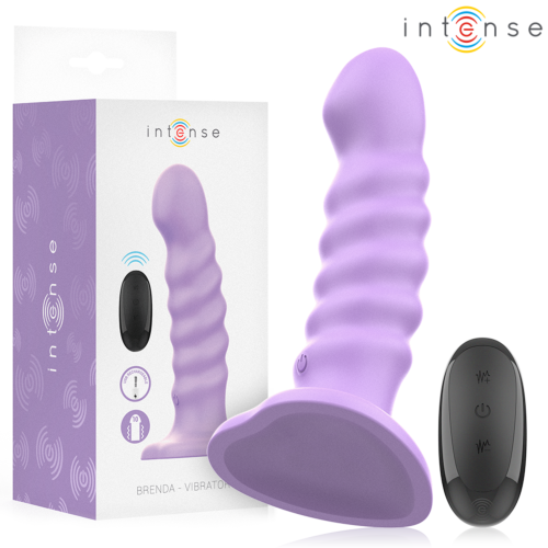Fjernbetjent Vibrator INTENSE BRENDA med Spiral Design