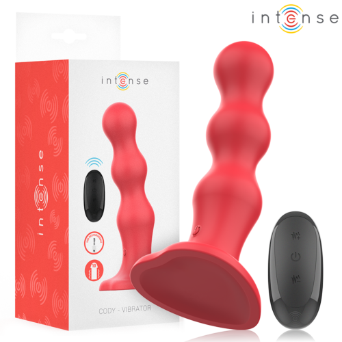 Fjernbetjening Vibrator INTENSE CODY med Sugekop