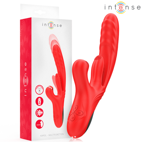 Vibrator INTENSE KAROL Multifunktionel med Stød og Sug