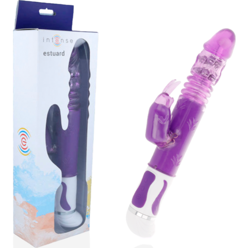 Rabbit Vibrator INTENSE FUN Estuard med roterende bevægelse
