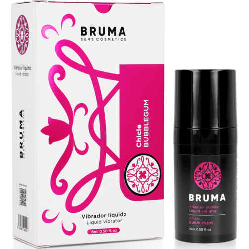 Flydende Vibrator BRUMA Bubblegum 15ml - Spændende Fornemmelser