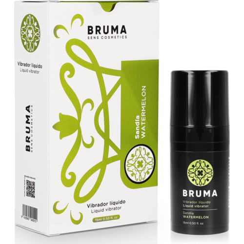 Flydende Vibrator BRUMA Vandmelon 15ml - Intensiverende Gel