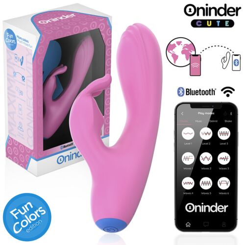 ONINDER CUTE Love Bunny Vibrator med App Kontrol