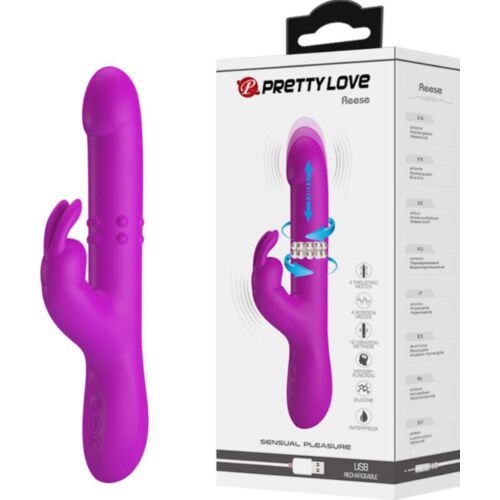 Rabbit Vibrator Pretty Love Reese med Rotation