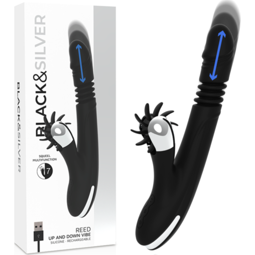 BLACK&SILVER Bunny Reed G-punkt Vibrator
