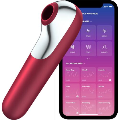 Dual Love Vibrator Satisfyer med sugefunktion