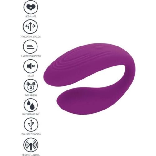 Parvibrator XOCOON Bound Love med Fjernbetjening