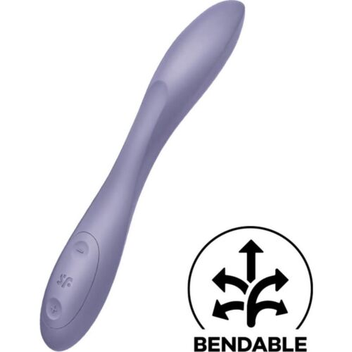 G-Punkts vibrator SATISFYER G-SPOT FLEX 2 med dobbelt stimulation