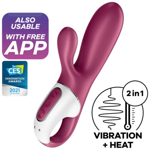 G-punkt Vibrator Satisfyer Hot Bunny med Varmefunktion