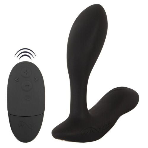 Prostatavibrator WE-VIBE VECTOR+ sort med fjernbetjening