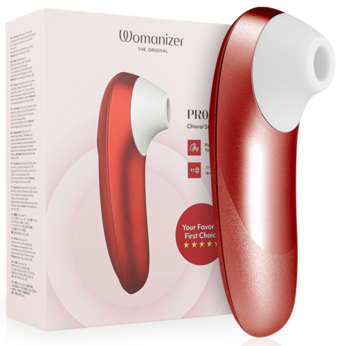 Stimulator Womanizer Pro Vibrant med luftpuls-teknologi