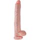 Dildo King Cock 35,6 cm med Realistisk Overflade