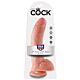 Dildo KING COCK 9 med sugende base og realistisk design