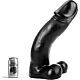 Dildo All Black 45 cm - Fleksibel og Fast Design