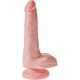 Realistisk Dildo King Cock 13,5 cm med Kugler