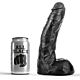 Dildo All Black 22 CM – Blødt og Fleksibelt Design