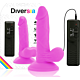 Realistisk Dildo Diversia 17 cm med Vibration
