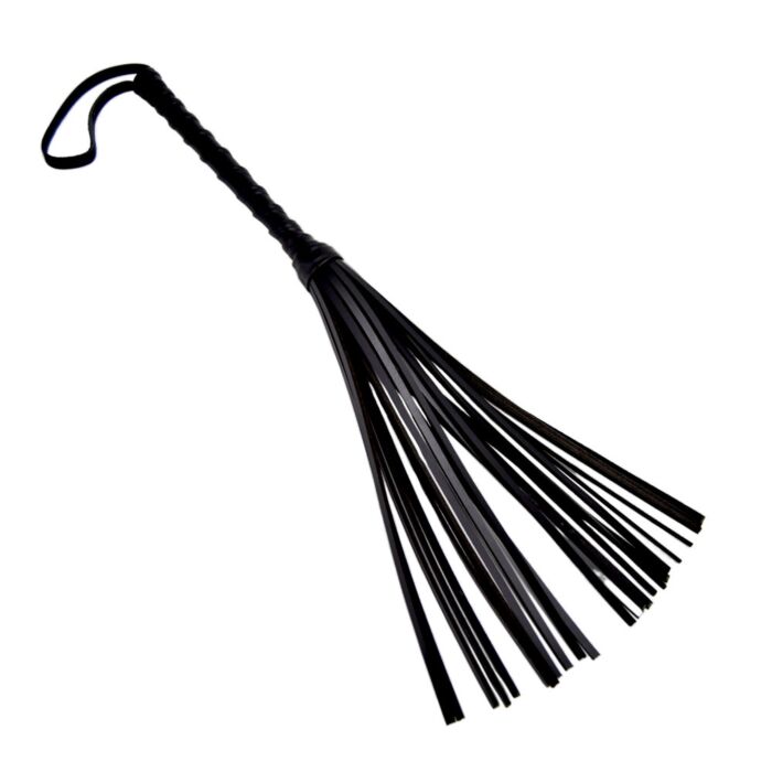 Pisk BOUND Leather Flogger med nubucklærred Pisk BOUND Leather Flogger med nubucklærred