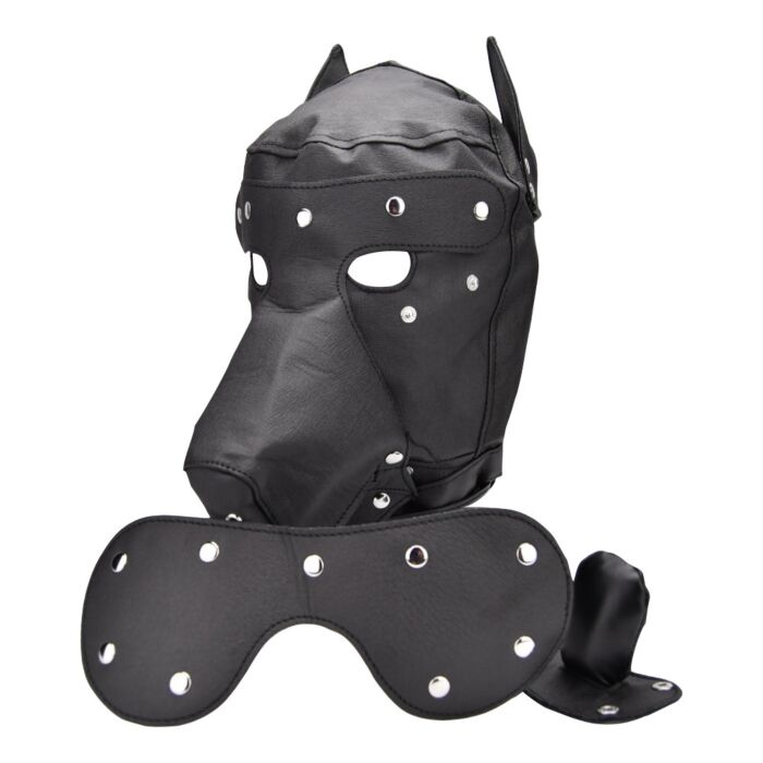 Bondage Hoods Bound to Please Dog Mask med fjernbare ører Bondage Hoods Bound to Please Dog Mask med fjernbare ører