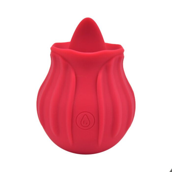 Clit Teaser Loving Joy Rose Licking Vibrator med Likkende Tunge Clit Teaser Loving Joy Rose Licking Vibrator med Likkende Tunge