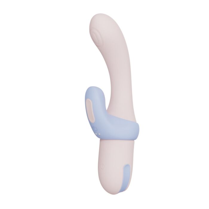 Rabbit Vibrator MINA Orbit 2 in 1 med cock ring Rabbit Vibrator MINA Orbit 2 in 1 med cock ring
