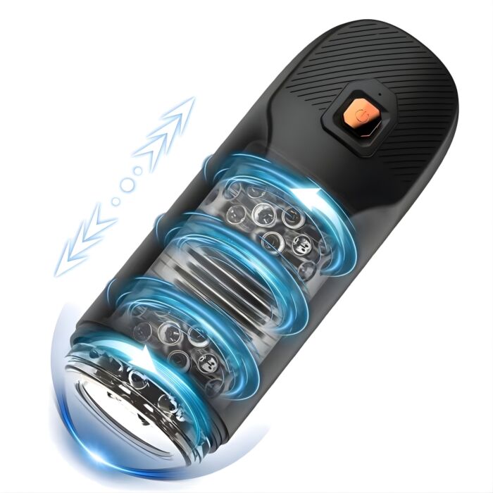 Rev Rotating and Thrusting Masturbator - Intensivt og komfortabelt Rev Rotating and Thrusting Masturbator - Intensivt og komfortabelt