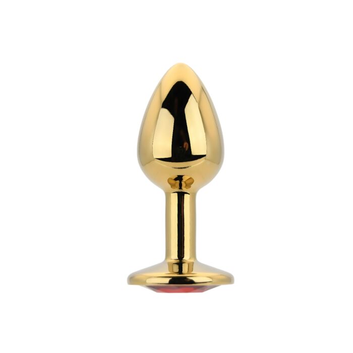 Buttplug Toosh Metal Small Stone med prydsten Rojo Buttplug Toosh Metal Small Stone med prydsten Rojo