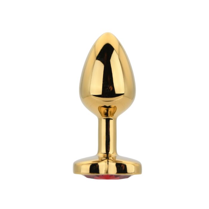 Buttplug Toosh Heart Shaped Small med Rød Sten Buttplug Toosh Heart Shaped Small med Rød Sten