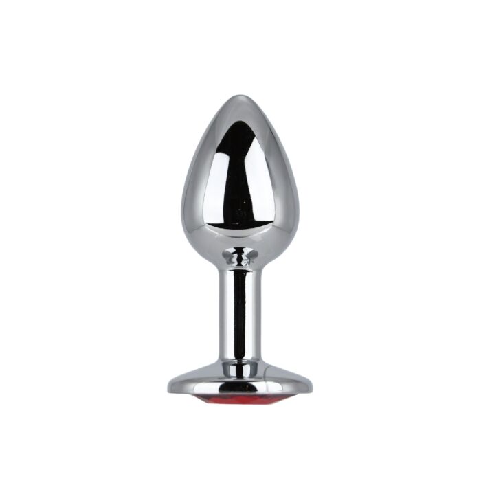 Buttplug Toosh Metal Small Stone med prydsten Rojo Buttplug Toosh Metal Small Stone med prydsten Rojo