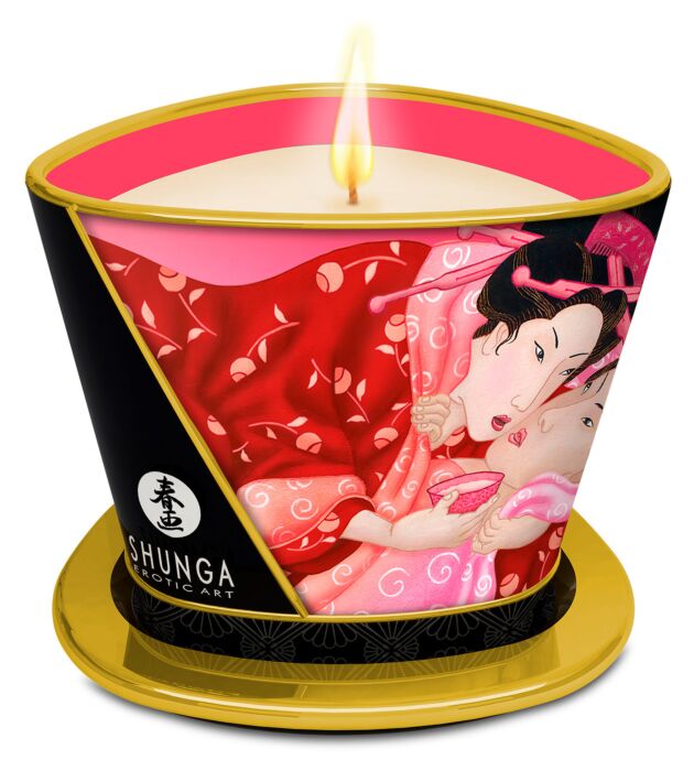 Shunga Massagelys 170 ml Cherry Blossom