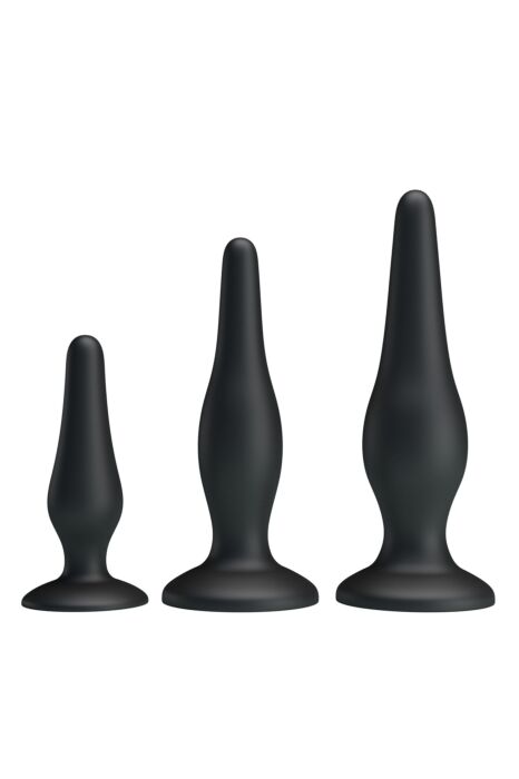 Anal plugs PARTY UP Jerry | Sæt med 3 størrelser Anal plugs PARTY UP Jerry | Sæt med 3 størrelser