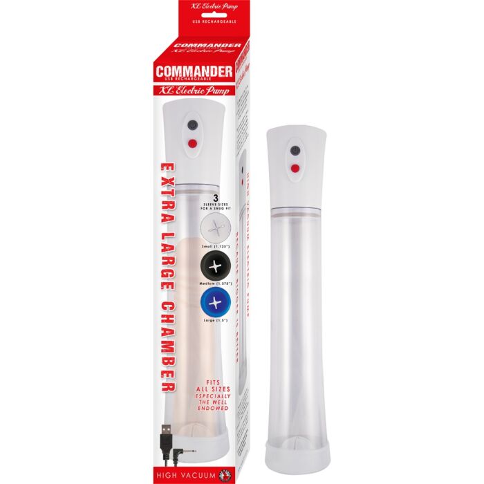 Nasstoys Commander XL elektrisk penispumpe Nasstoys Commander XL elektrisk penispumpe