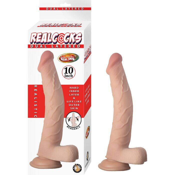 Dildo Nasstoys RealCocks Dual Layer 10 Inch Dildo Nasstoys RealCocks Dual Layer 10 Inch